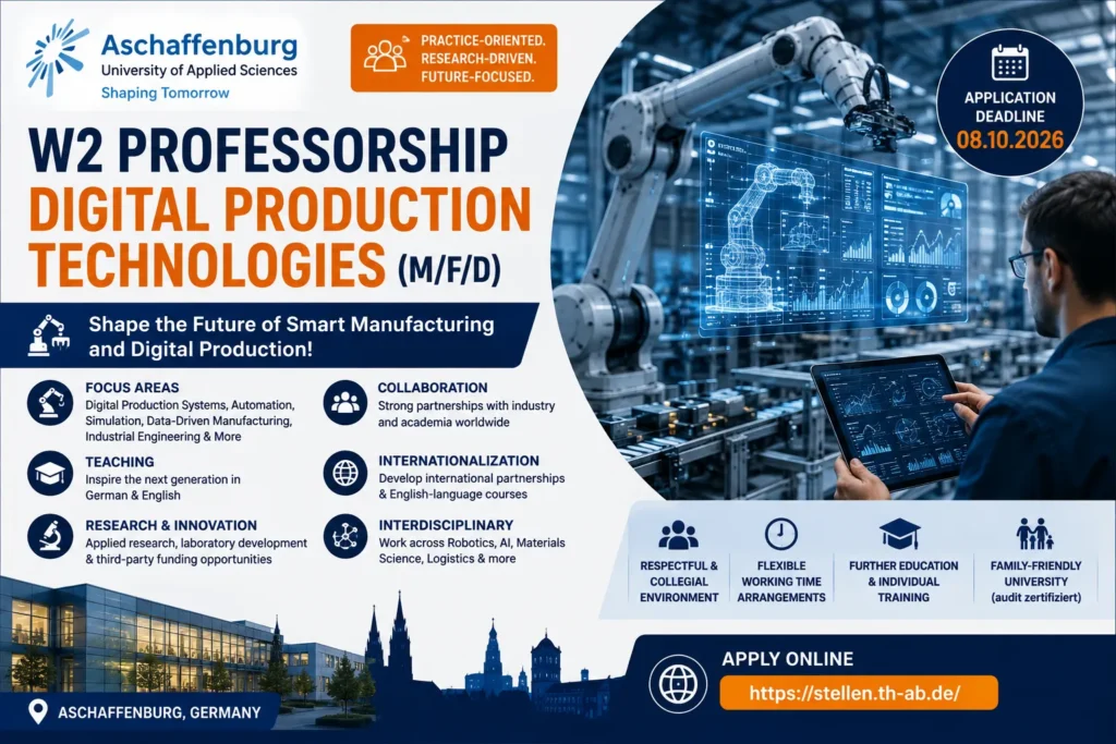W2 Professorship Digital Production Technologies
