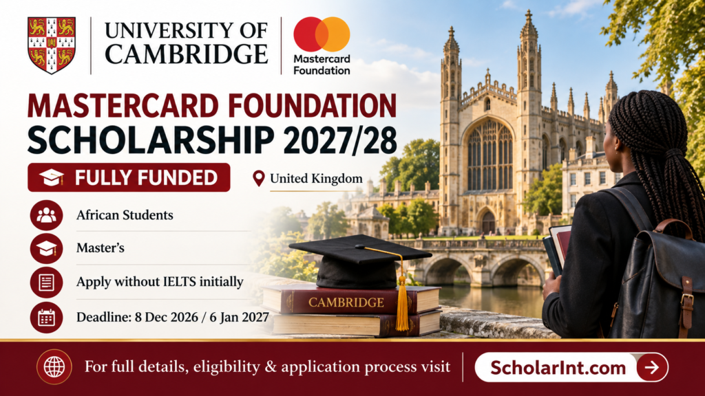 Cambridge Mastercard Foundation Scholarship