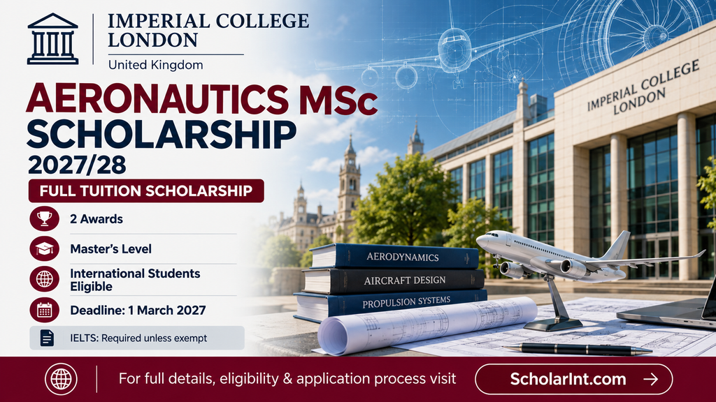Imperial College London MSc Scholarship