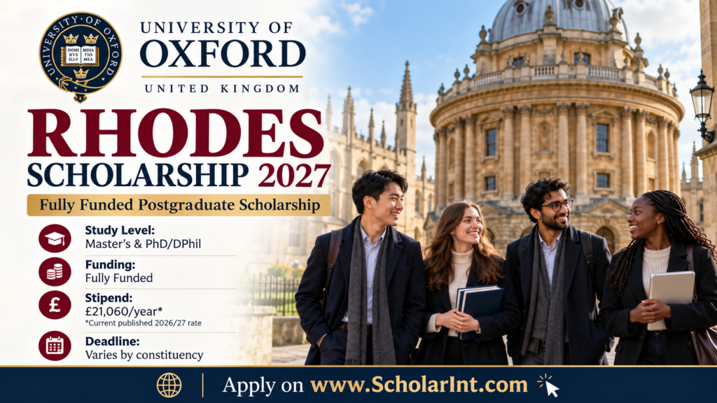 Rhodes Scholarship 2027