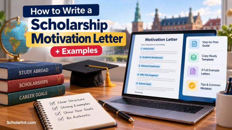 How to Write a Scholarship Motivation Letter