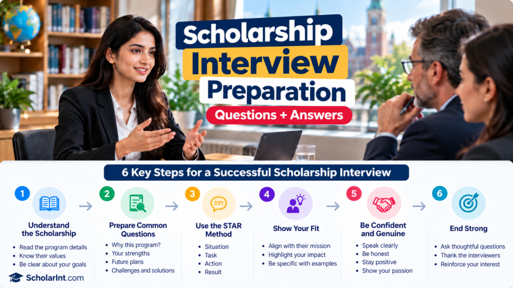 Scholarship Interview Preparation TIPS