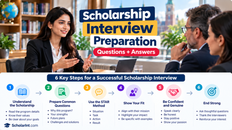 Scholarship Interview Preparation TIPS