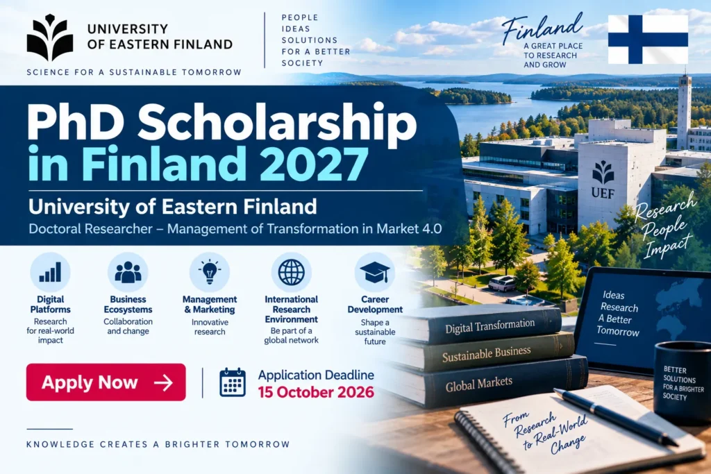 PhD Scholarship in Finland 2027