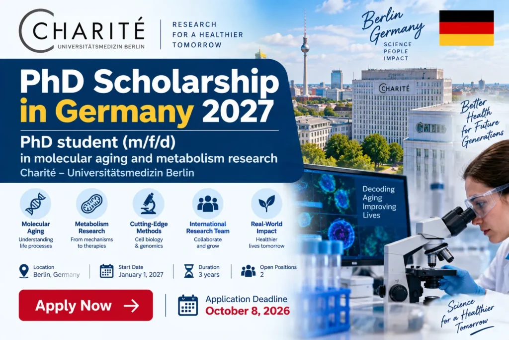 PhD Scholarship in Germany 2027