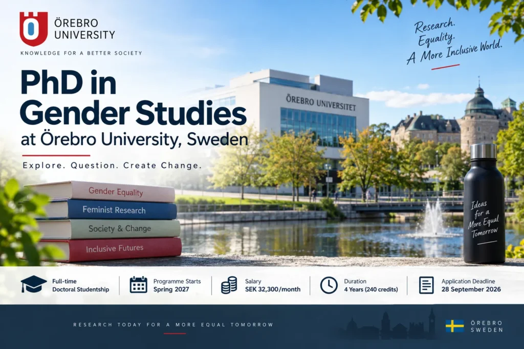 PhD in Gender Studies at Örebro University