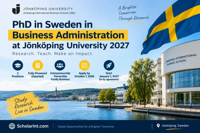 PhD in Sweden in Business Administration