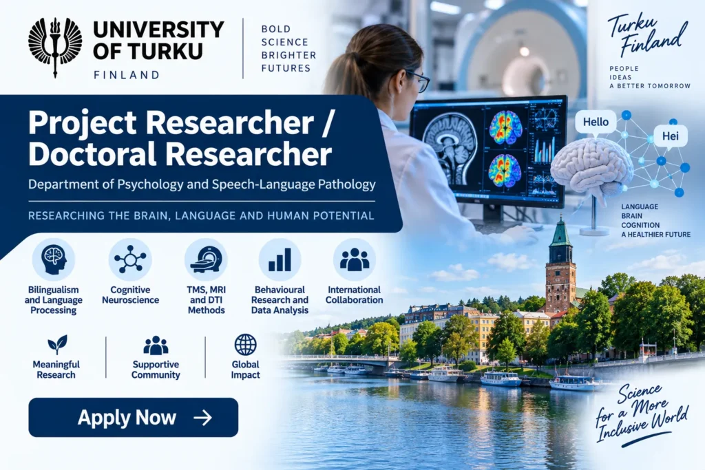 Project Researcher Doctoral Researcher at University of Turku Finland